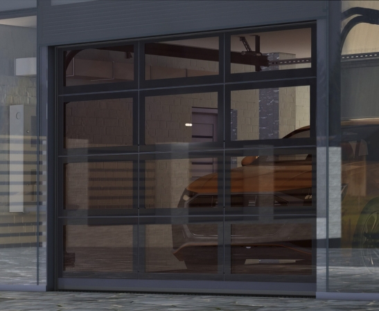 Панорамные ворота Алютех AluPro в Хадыженске