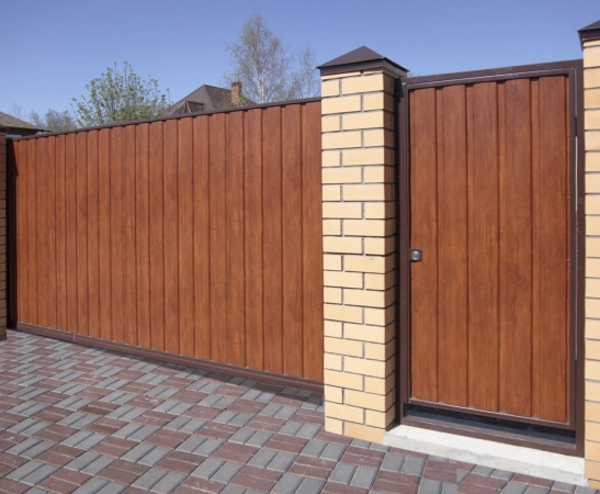 Ворота из металлического сайдинга в Хадыженске